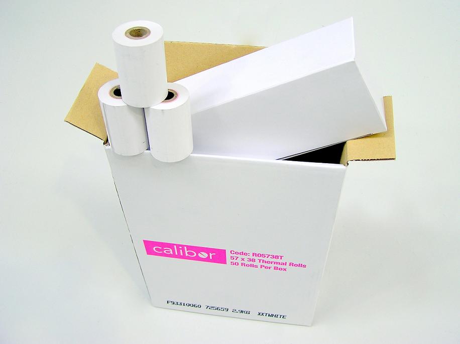 Premium POS Thermal Rolls 57 x 38mm (50 Rolls per Box)