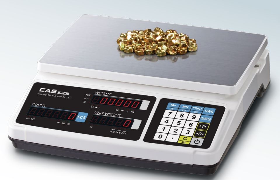 CAS PR-C Counting Scale 322 x 212mm Platen