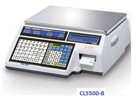 CAS CL 5500 Barcode Label Recept Ticket Printing Scale