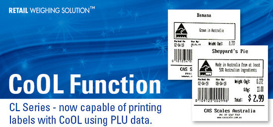 CAS CL 5200 Barcode Label Printing Scale