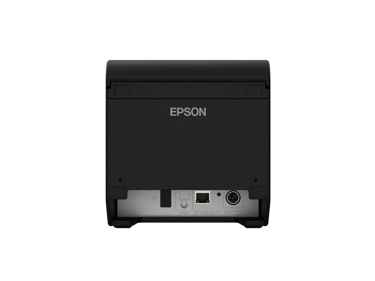 EPSON TM-T82III ETHERNET + USB BLACK WITH POWER SUPPLY UNIT AND IEC CABLE